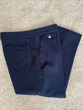 LOFT Navy Riviera Slim Women's Pants